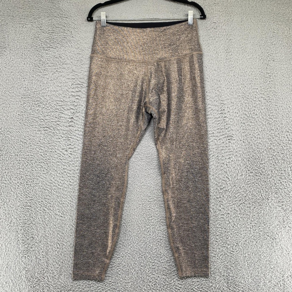 Beyond Yoga Leggings Womens XL Dusted Rose Gold High Rise Ankle Spacedye Yoga